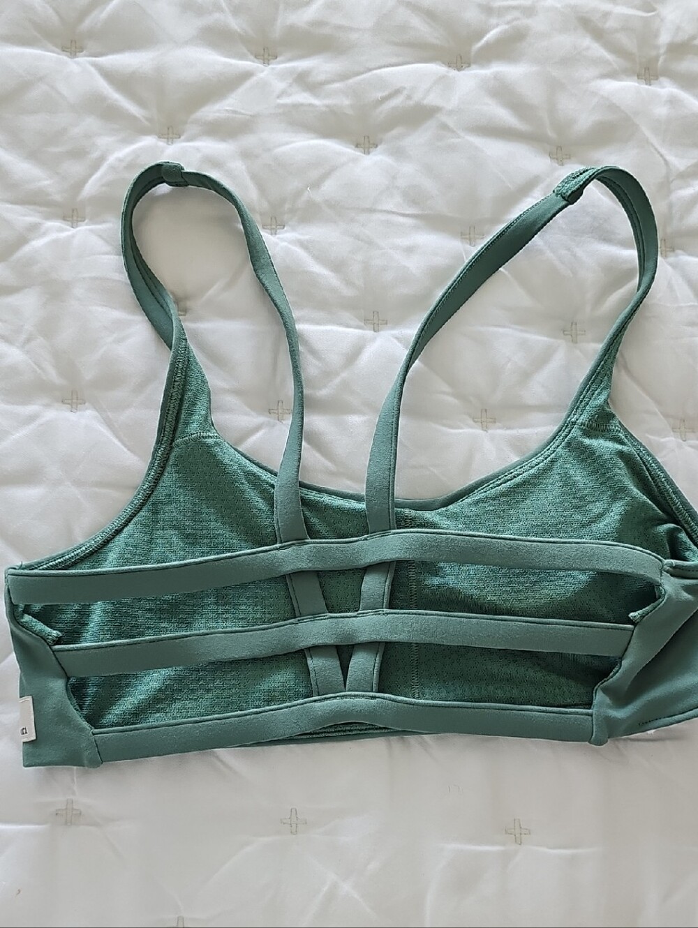 Vuori Green Strappy Athletic Bra Top- Size XS